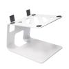 BaotyJie Desktop Speaker Stand Audio Bracket Shock Absorbing Professional Anti Slip Sturdy Multipurpose Tabletop Computer Speaker Rack, White view 1