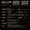 Cutesliving NUC 15 Pro Thick Mini PC with 2.5G Ethernet LAN Expansion Module | Core Ultra 5 225H 14-Core | 64W TDP | DDR5-6400 96GB Max | PCIe 5.0 SSD | Wi-Fi 7 | Dual Thunderbolt 4(16G+512G) view 4