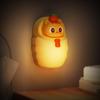MRSCOZ LED Night Light, Rechargeable Touch Lamp for Nursery, Bedside Lamp with Cute Animal Design, Orange view 1