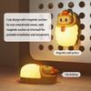 MRSCOZ LED Night Light, Rechargeable Touch Lamp for Nursery, Bedside Lamp with Cute Animal Design, Orange view 2