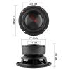 1Pcs 4 Inch Subwoofer Speaker 100W 4 8 Ohm Super Woofer Sound Speaker BASS Waterproof Loudspeaker DIY 2.1 Home Theater(8 Ohm 100W Speaker) view 4