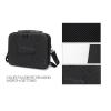 Large Carrying Case for DJI Mini 5 Pro Protective Organize Bag with Shoulder Strap,Simple Fashionable and Anti-Impact with Thickened Padding, Black/Gray, Nylon Gray view 4