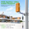 4pcs 48v to 24-Volt Converter, 48V Power Over Ethernet Adapter Convert to 24V POE Adapter for Surveillance Camera, CCTV Cameras, IP Cameras, and Wireless AP Wireless Bridge view 3