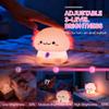 AINEEU Axolotl Night Light for Kids, Soft Silicone Nursery Night Light with Timer, Rechargeable and Dimmable, Kawaii Axolotl Room Decor and Gifts for Boys and Girls view 3