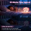 AINEEU Axolotl Night Light for Kids, Soft Silicone Nursery Night Light with Timer, Rechargeable and Dimmable, Kawaii Axolotl Room Decor and Gifts for Boys and Girls view 4