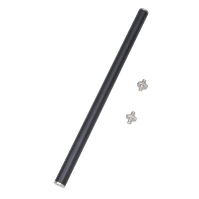 3 in 1 Photography Adapter Rod with 1/4" Male/Female Threads for Camera Accessories Tripods Mounts Light Stands Iron Construction Action Camera Threaded Connectors