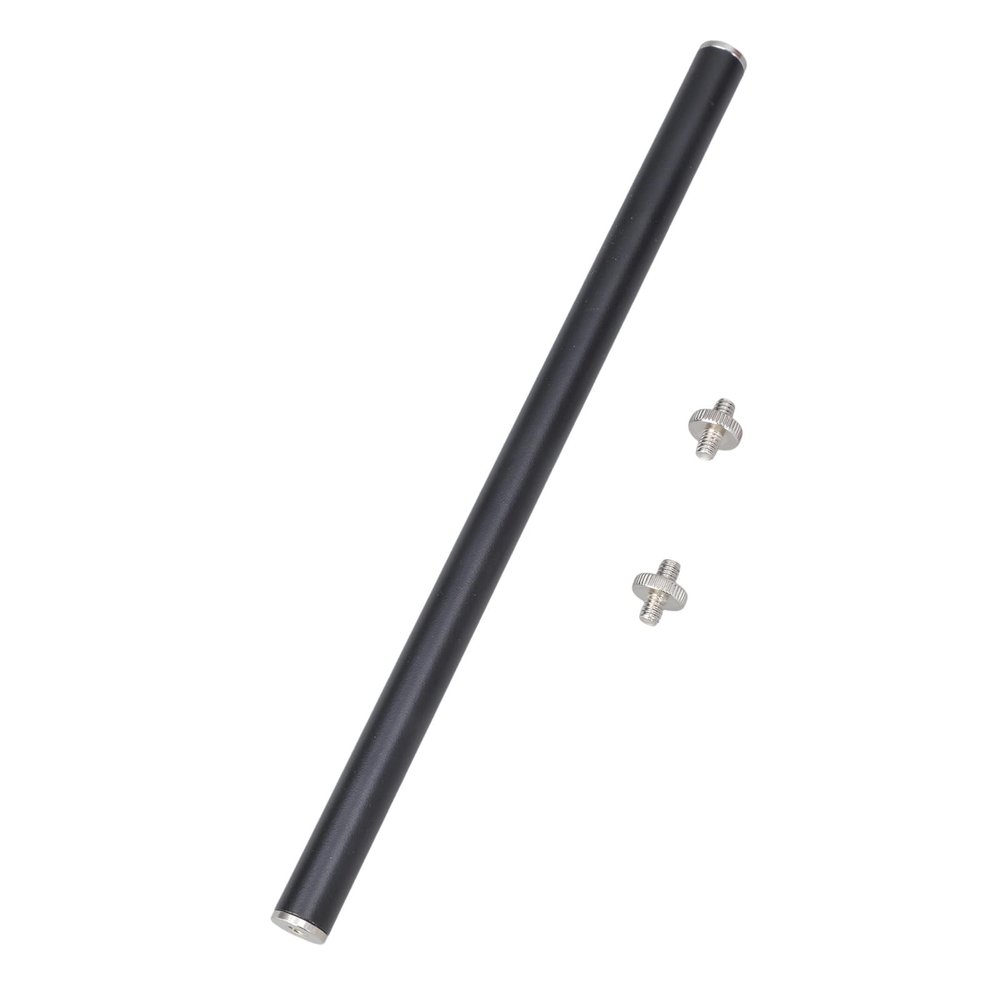 3 in 1 Photography Adapter Rod with 1/4" Male/Female Threads for Camera Accessories Tripods Mounts Light Stands Iron Construction Action Camera Threaded Connectors