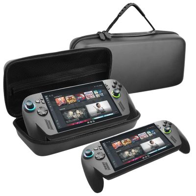JYGamhanbil Travel Carrying Case Bag for ROG Xbox Ally X / ROG Xbox Ally Gaming Handheld,EVA Hard Shell Cover with Card Slot & Mesh Pocket for Xbox ROG Ally Case Display Console Power Cord,Accessories