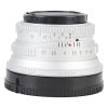 Asixxsix Manual Focus Lens, 25mm F1.7 Manual Fixed Lens with Front Cap Large Aperture, Manual Camera Lens for G1 G2 G3 G5 G6 G7 M4/3 Mount Mirrorless Camera (Silver) view 1