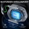 SKAPENDY Wireless Gaming Headset for PS5 PS4 PC, Foldable RGB & ENC Mic view 3