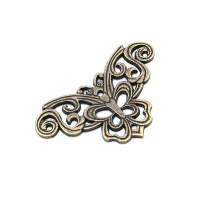 Corner Guard,Book Corner Protector, Bronze Jewelry Box Book Scrapbook Album Corner Decorative Protector Antique Notebook Albums Menus Frame Accessories