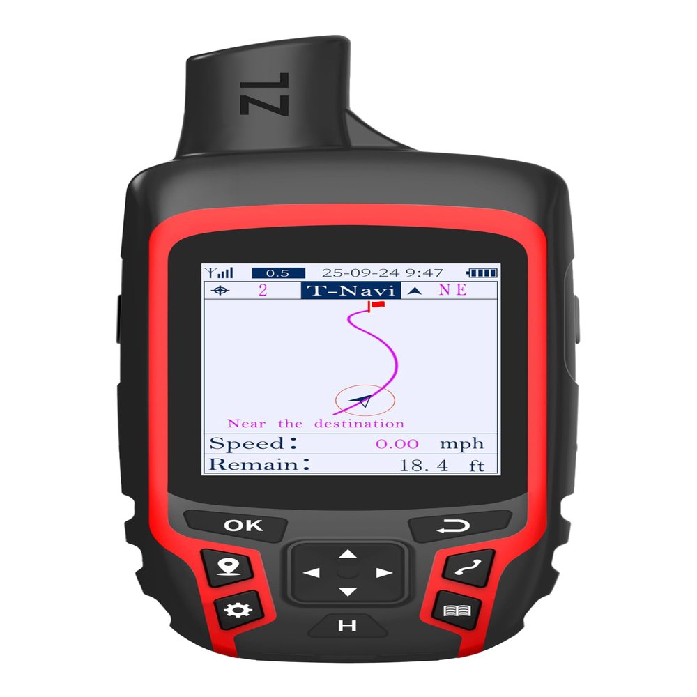 NiesahYan A6 Handheld GPS for Hiking,Multi GNSS Support,Rugged Navigator