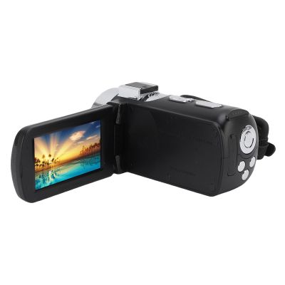 Yunir 4K Video Camera, 64MP Camcorder with WiFi, 3 Inch Rotation Screen Digital Video Recorder with LED Fill Light for Travel and Vlogging