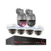 QDVOPHZA 8CH 5MP POE IP Camera System H.265 PTZ Dome Camera Human Detection CCTV Video Home Security Surveillance Set DM13EP-50G(1t,8CH NVR 6 Camera A) view 1