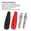 10PCS 32A High-Current Banana Plugs 4mm Screw-Type Male Connectors | Stackable Design, Ideal for Speaker Cable Adapters, Stable Power Transmission(Red 10pcs) view 4