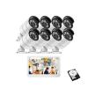 8CH 4K POE 12" LCD Screen NVR Kit H.265 CCTV Security Camera System Face Detection Outdoor 8MP IP Camera Video Surveillance Set(4PCS,8CH NVR and 8 Camera) view 2