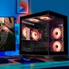 Ace Gaming PC Desktop- Intel Core i5 14400F 3.5 GHz 10-Core, Radeon RX 9060 XT 8G, 32GB DDR4 RAM 3200MHz,1TB PCIe +1TB SATA SSD, Wi-Fi & Bluetooth, Windows 11-Prebuilt Tower Gamer Computer-Black view 2