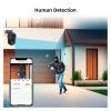 QDVOPHZA 6MP HD H.265 Outdoor Dual Lens Camera System Kit POE NVR 8CH Home Security CCTV Surveillance Recorder Night Vision(3T(),NVR and 4 Black) view 3