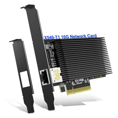 10Gb Base-T PCI-e Network Card, Intel X540-T1 Controller, NICGIGA 10Gbps Ethernet Adapter with 10Gbe RJ45 Port 10G NIC Card, Support Windows/Windows Server/Linux/Vmware/ESX