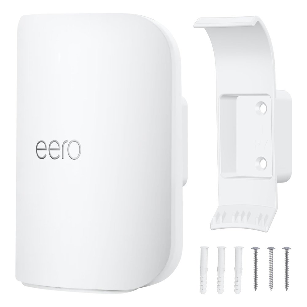 Wall Mount Bracket for eero Pro 7, Router Bracket Holder, No Messy Wires, Space Saving, Easy Installation, Wall Stand Bracket Only Compatible with eero Pro 71 Pack