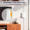 Wall Mount Bracket for eero Pro 7, Router Bracket Holder, No Messy Wires, Space Saving, Easy Installation, Wall Stand Bracket Only Compatible with eero Pro 71 Pack view 3