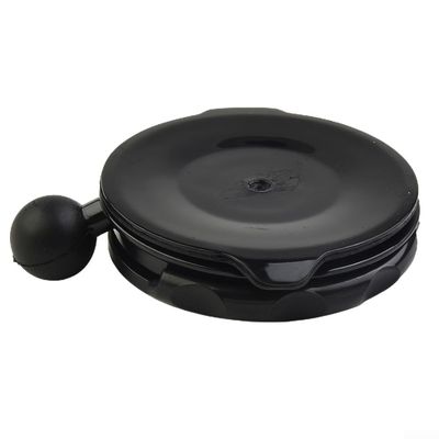 Car Windshield Suction Cup Mount GPS Holder Compatible For TomTom Via 100/110/120/125/130/135/1400/1405/1435/1500/1535/1600 And Go Live 800/825 And Start 20/25/60, Black PC+TPU Construction