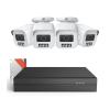 QDVOPHZA 8CH 4K Security Camera System 8MP Wired PoE Outdoor Cameras Home Security NVR Recorder for 24/7 Recording(4T) view 1
