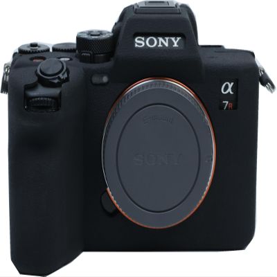 A7R V Camera Case, Premium Fullbody Silicone Soft Case Protective Cover Camera Shell for Sony Alpha A7R V (Black)