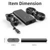 130W USB Type C Laptop Charger Compatible with Dell XPS 15 17 9500 9510 9520 9575 9700 9710 9720 9730 view 4