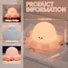 AINEEU Octopus Night Light for Kids, Cute Silicone Animal Night Light, Rechargeable Tap Control Nursery Lamp with Timer, 3-Level Dimmable Squishy Bedside Lamp for Baby Girls Boys Room Decor Gift view 2