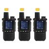 Global Lifetime Free 4G LTE PoC Walkie Talkies Nationwide PTT Two Way Radios Unlimited Range Long Distance Push-to-Talk Over Cellular Radios for Family, Logistics & Company 3pcs with SIM Card (3) view 1