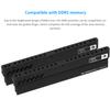 Memory Air Cooled, RAM Cooling Block Use for Computer, Air Cooling Heat Sink Support 2pcs Or 4pcs Memory, RAM Fan Cooler for DDR5 DDR4 (Black,Include 2 Memory Heatsink) view 4