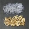 100pcs 2.8mm 4.8mm 6.3mm Plug-in Spring Female Shovel Cold Crimping Terminal Connector(6.3mm) view 3