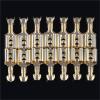 100pcs 2.8mm 4.8mm 6.3mm Plug-in Spring Female Shovel Cold Crimping Terminal Connector(6.3mm) view 4