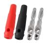 10Pcs 32A High Current Screw Type 4mm Banana Plugs | Male Stackable Connectors for Speaker Cable Adapter view 4