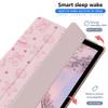 AdorableWhimsy Pink Cowgirl Case for iPad 9th/7th/8th Generation(2021/2020/2019 10.2 Inch) Vintage Cowgirls Design Leather Protective Case Foldable Soft Back Cover with Pencil Holder view 2
