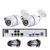 4CH 5MP Outdoor Security IP Camera 48V POE CCTV Video Surveillance Set H.265+ P2P Motion Detection NVR Camera System(2T,4CH NVR 2CAM 2cable) view 1