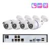 4CH 5MP Outdoor Security IP Camera 48V POE CCTV Video Surveillance Set H.265+ P2P Motion Detection NVR Camera System(2T,4CH NVR 2CAM 2cable) view 2