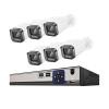 Outdoor Face Detection POE Security IP Camera System Kit 5MP Color Night Vision NVR H.265+ CCTV Video Surveillance Set(1T,8CH NVR x 6Cameras) view 1