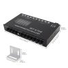DriSentri 7-Band Car Audio Graphic Equalizer, 7 Band EQ Frequency Adjustable Car Audio Equalizer Support Front/Rear Stereo and Dual Subwoofer Outputs view 2