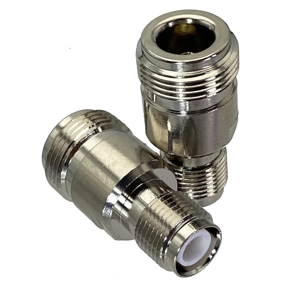 5pcs N to RP TNC Male & Female Jack RF Coaxial Adapter Connector Wire Terminals(N Jack to RPTNC Jack)