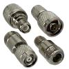 5pcs N to RP TNC Male & Female Jack RF Coaxial Adapter Connector Wire Terminals(N Jack to RPTNC Jack) view 2