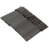 127pcs Black Polyolefin Heat Shrink Tubing - Electronic Cable Sleeve | Waterproof, Insulation Function, Fits Wire Protection Scenarios view 1