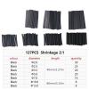 127pcs Black Polyolefin Heat Shrink Tubing - Electronic Cable Sleeve | Waterproof, Insulation Function, Fits Wire Protection Scenarios view 3