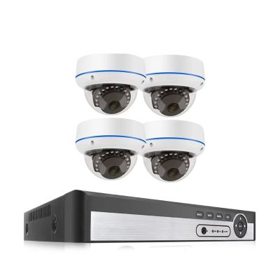 QDVOPHZA 8CH 5MP 4MP Camera System POE Surveillance Security Camera IP System Kit Face Detect Vandal-Proof Camera CCTV Video NVR(1T,8CH 4pcs 4MP Camera)
