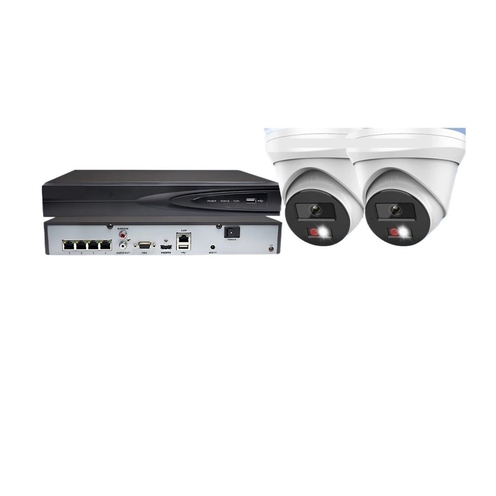 OEM CCTV KIT Video Surveillance System 5/8MP Hybird Light IP Camera 4K NVR 4POE HDD H.265+ Home Security Set(4T,8MP CCTV KIT)