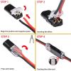 10/20/50P 2-Core Waterproof Electrical Connector for Car Wire Cable | Automotive Barrier Strip Terminal Connection(20pcs) view 3