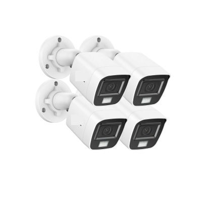 QDVOPHZA 5MP Video Surveillance Cameras 4PCS 8PCS 5MP Bullet Cameras Audio Recording Outdoor Weatherproof Security Cameras Kits(8pcs Cameras)