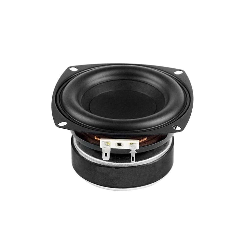 1Pcs 4 Inch Subwoofer 4 8 Ohm 50W HiFi Woofer Speaker Super Bass Long-Stroke Home Theater Loudspeaeker for 2.1 Speakers(8 Ohm 50W Speaker)