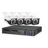 8CH 4K AHD DVR Video Recorder Motion Detection Face Detection Surveillance CCTV Security Protection Camera System P2P(4PCS,8CH DVR 4PCS Camera_NO Card) view 1
